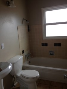 bathroom with minor upgrades