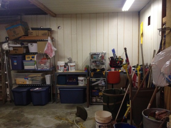 garage mess