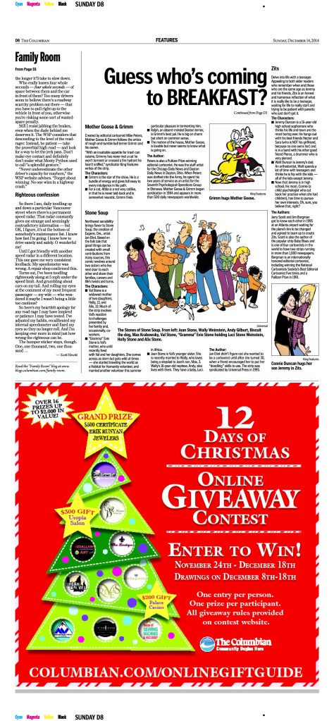 Life jump. Continued the meet the comics story. Still written by me.